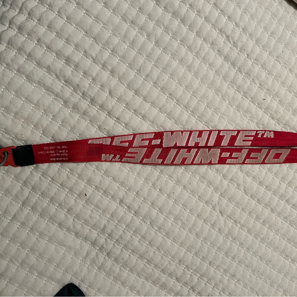 Off-White Scarlet Industrial lanyard